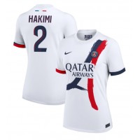 Fotballdrakt Dame Paris Saint-Germain Achraf Hakimi #2 Bortedrakt 2024-25 Kortermet